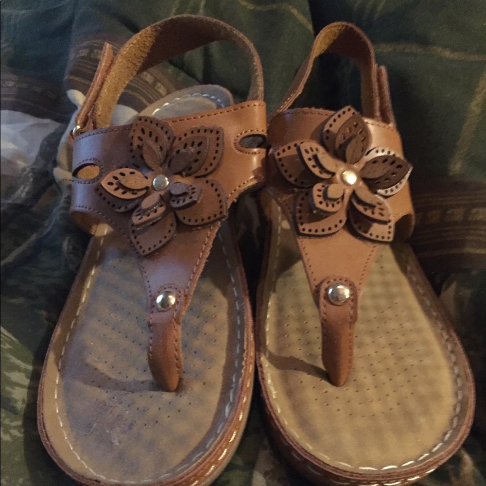 Brown sandals